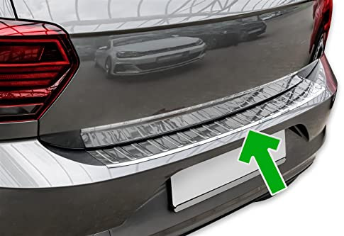 Stoßstangenschutz hinten passend für VW Polo 6 | ab 2018 + Edelstahl, verchromt