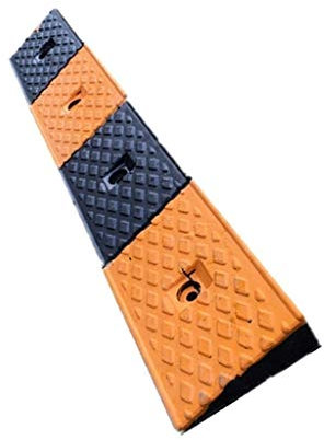 ANSNOW Safety Step Sicherheitsrampen, Rutschfeste Bordsteinrampen Aus Gummi Für Den Außenbereich, Multifunktions-Rollstuhlrampen Für Den Außenbereich, Verschiedene Rampen/100 * 25 * 5Cm