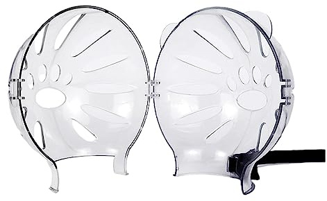 Zankie Atmungsaktiver Blasenmaulkorb für Katzen – Anti-Biss-transparente, verstellbare Raumhaube | Katzenhelm mit multifunktionaler Design-Abdeckung zum Baden, Pflegen oder Schneiden von Nägeln