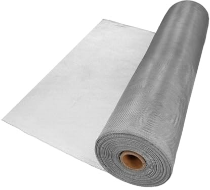 WOLFPACK LINEA PROFESIONAL Tela Mosquitera Aluminio 18x14/100 Rollo 30 Metros