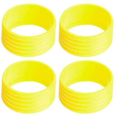 4 x Tennisschläger-Griffbänder, Gummiringe, Badminton-Tennis, saugfähige Overgrips an Ort und Stelle