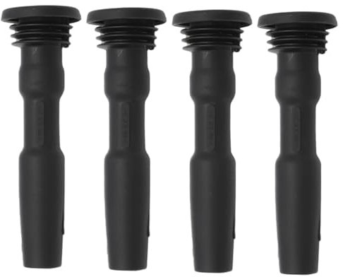 ANBOO Pack of 4 Ignition Coil Rubber Boot Plugs, Ignition Coil Rubber Spring Repair Kit for Polo A1 A3 Akiyuki New Lavida Lavida 182 Santana BR2, Ignition Module Rubber Boot Plug 04E905199A