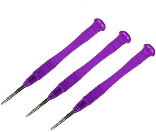 Lot de 3 tournevis Tri Wing Y0 de 2,0 mm en forme de Y pour Nintendo Switch, Wii, NDS, NDSL, DS Lite, GBA, Gameboy Advance, MacBook Pro