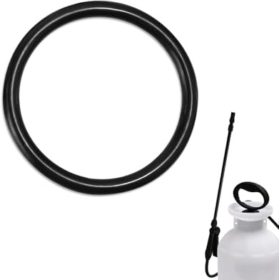 2pcs Sprayer Seals for Chapin, Premium Rubber Pump Sprayer Gasket o Rings Sealing Ring Replacement Parts Roundup Accessories Piston Pump Repair Kit Compatible with Chapin 20000/20075/20541(Black)