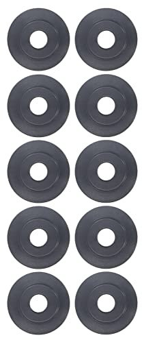 Rotella Tagliatubi, 10 Pezzi 18 Mm Diametro Esterno 5 Mm Diametro Interno 3,8 Mm Larghezza Lama di Ricambio per Tagliatubi in Acciaio Al Manganese Ultra Sottile, Adatta per