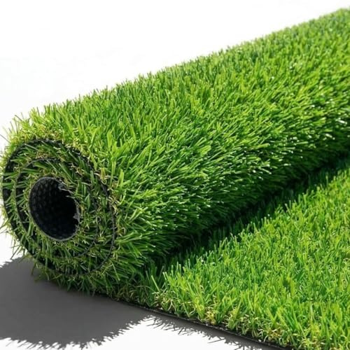 Prato Sintetico 35MM, Erba Artificiale Verde 35 millimettri Calpestabile per Terrazze, Balconi, Giardini, Aree Gioco e Bordi Piscina (2x15 metri - 30m²)