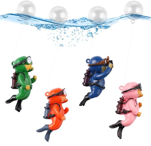 Orixo 4 Pezzi Decorazioni Acquario, Accessori per Acquario