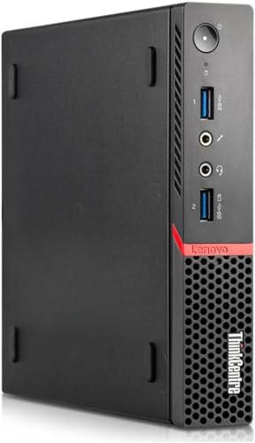 Komplettstation Lenovo Tiny mit 24 Zoll Full-HD-Monitor | Intel i5-8400 | 16 GB RAM | 512 GB SSD | Windows 11 Pro + Office 2021 | Wi-Fi & Bluetooth | überholt mit 3 Jahren Garantie