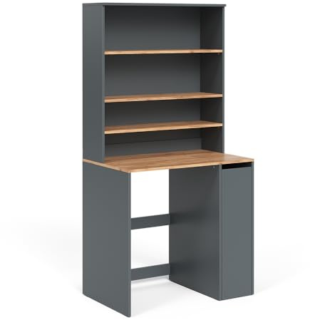 Vicco Mobile per lavatrice Antracite/Rovere Goldkraft Viktor 94x88x60 cm - Mobiletto da bagno per lavatrice, spazio di archiviazione aggiuntivo sopra l'elettrodomestico per detersivi e accessori