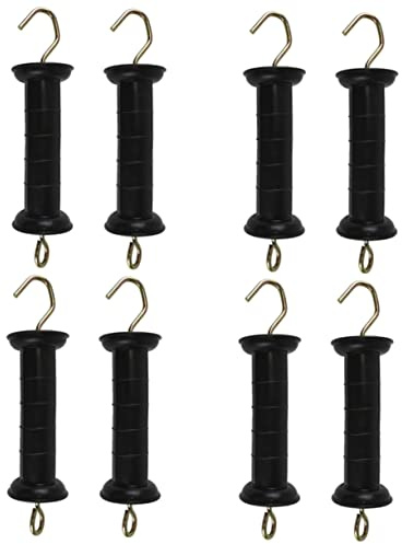 SHINEOFI 8pcs Insulated Fence Gate Handle for Electric Fence Plastic Material Essential Tool Maintenance and Repair