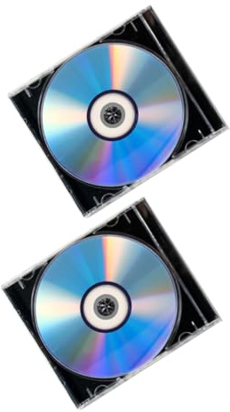 DRESSOOS 2juegos Disco CD-r Grabable CD De Audio Virgen para Grabar Musica De Medios Grabables Disco De Datos Virgen para Grabar Datos Compatible con Grabador De y Reproductor De