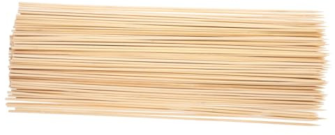 VANZACK 2 paquets Lot Brochettes Bambou Piques Durables pour Barbecue Cuisine Plein Air Fruits de Mer Légumes et Viande Pointes Affûtées et Résistantes