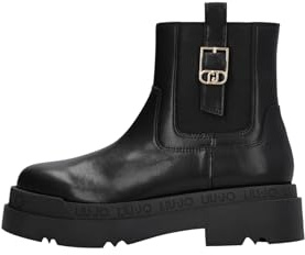 Liu Jo Donna Stivaletti Chelsea SF5067P0102 Pelle Nero 38