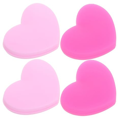 Alipis Set 4 Pezzi Smorzatori Antivibrazioni per Racchette da Tennis in Silicone a Forma di Cuore Accessori Tennis Assorbimento Vibrazioni e Installazione Rapida per Migliorare Comfort