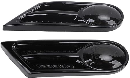 Tbest Indicateur Latéral Transparent, Marqueur Transparent, Source LED Lumineuse pour R56 R57 Coupé R58 Roadster R59