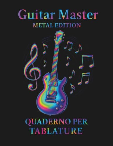 Guitar master - Metal edition: Quaderno per tablature