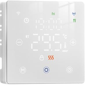 Vroomoto Smart Thermostat Boiler Water Heating App Remote Control Low Power Voice Control Frost Protection Home House Villa