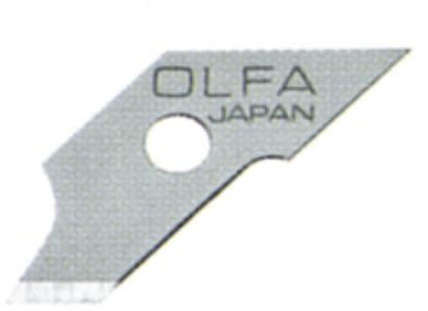OLFA COB-1 - Packung mit 15 Zirkelmessern 5x14x0,5 mm versilbert