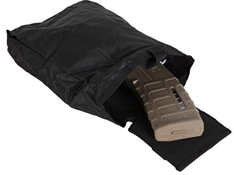 Tasmanian Tiger Magazintasche TT Dump Pouch Light, Black, 10 x 10 x 1 cm, 0.1 Liter, 7643