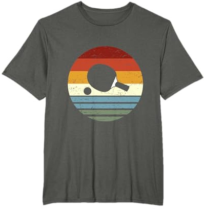 Cooles Vintage Retro Tischtennis für Männer & Frauen T-Shirt