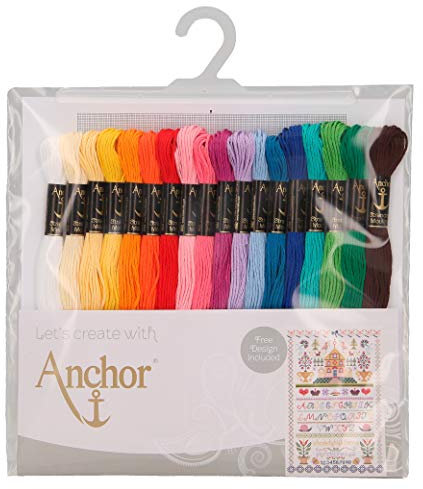 Stranded Embroidery Cotton: Essentielles Sortiment: 18 Stränge