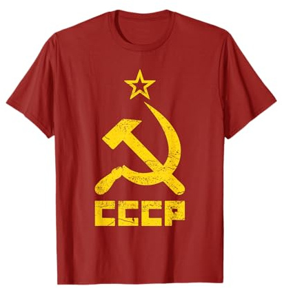 Marteau et faucille étoile CCCP Union soviétique rouge T-Shirt