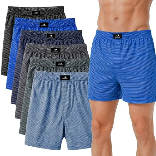 SGS 6-10-pack kalsonger herr herr kalsonger boxershorts herr, 6 stycken utan gylf, XXL