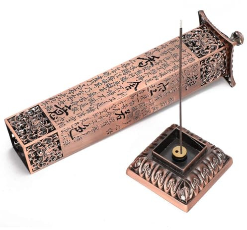 Vertikale Herz Sutra Weihrauchhalter Brenner Weihrauch Sticks Brenner Halter Aschefänger für Sticks oder Zapfen Ornamente Teestube Dekoration