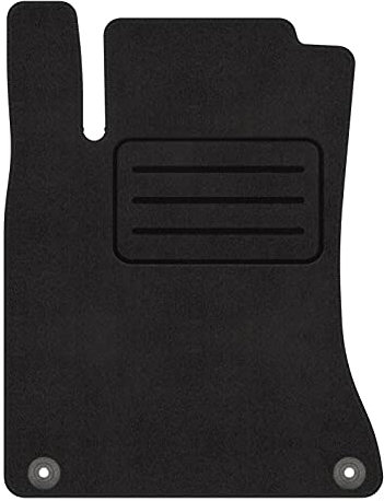 Fahrer Fußmatte Velours Fahrerseite Fahrermatte für Mercedes B W246 (11-18) - 1-teilig - Passgenau