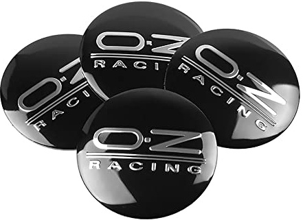 XGAGCF 4 Piezas Coche Rueda Centro Tapas Tapacubos Aluminio Buje Badge Pegatina, para OZ 56MM Auto Llantas Decorativa Emblema Cubierta Accesorios