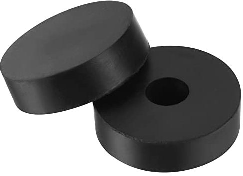 PATIKIL Vibration Isolation Rondelle 1.6 OD 0.5 ID 0.4 Thick, 8 Lot Caoutchouc Rond Anti Mécanique Amortissement Pieds coussinet, Noir