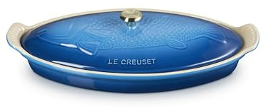 Le Creuset Stoneware Heritage Fish Baker, 1.7 qt., Marseille