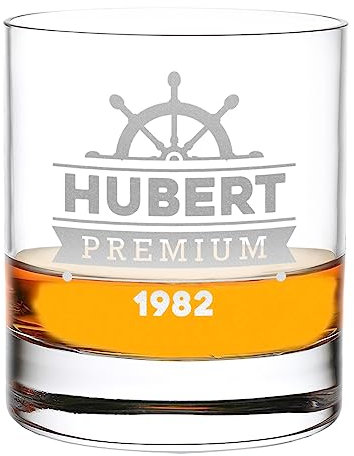 polar-effekt Whiskyglas mit personalisierter Wunschgravur - 315 ml Scotch-Glas mit Namen - gravierter Tumbler für Männer spülmaschinenfestes Glas - die perfekte Bar-Deko