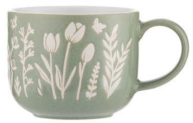 Mason Cash in The Meadow Green Tulip Tasse, 400 ml