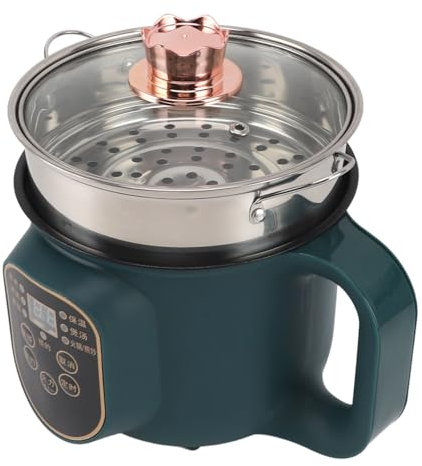 Marmite électrique de 1,8 L, Mini Cuisinière électrique Intelligente avec Réserve de Puissance de 600 W, Antiadhésive pour les œufs à Soupe (Generice5gxsyp871-11)