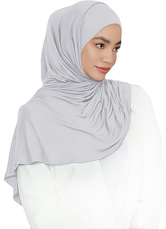 Lina & Lily Damen Instant Hijab Kopftuch Ready-To-Wear Modal Jersey