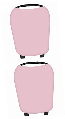 ifundom 2stücke Canopy Nursing Stilltuch Und Einkaufswagen-abdeckung Aus Multifunktionale Leichte Schutzhülle Rosa Für Babyschutz Und Privatsphäre Beim Stillen Unterwegs