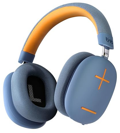 T’NB Bounce Max - Casque sans Fil Circum-aural Nouvelle Version, Confortable et Englobant, avec Connexion Bluetooth, Son Stéréo avec Micro Intégré, Autonomie Jusqu’à 50 Heures – Noir