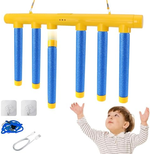 Omexry Catching Sticks Game, Drop Stick Game, Hand Eye Coordination Reflex Challenge Game, Falling Sticks Reaction Training Game, 3 Adjustable Speed (A)