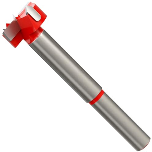 CSOOM Forstnerbohrer 22mm - Forstner Bohrer für Holz, Forstner Bits mit Rundschaft, Zubehör Bohrmaschine