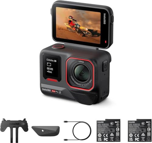 Insta360 Ensemble de Batterie Double Ace Pro 2 | Provenance France. Emballage securisé. Livré avec Facture dont TVA.