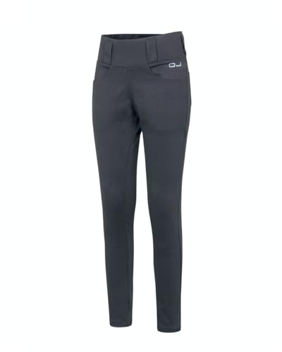 OJ Leggings da Moto Donna con Protezioni Certificate, Tasche Frontali, Design Aderente