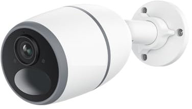 VEKELETE Telecamera di Rete con Scheda SIM 4G e Batteria da 4 MP, Telecamera di sorveglianza IP Wild, Telecamera di Sicurezza con rilevamento di Auto umane e LTE(E/U_8MP Cam)