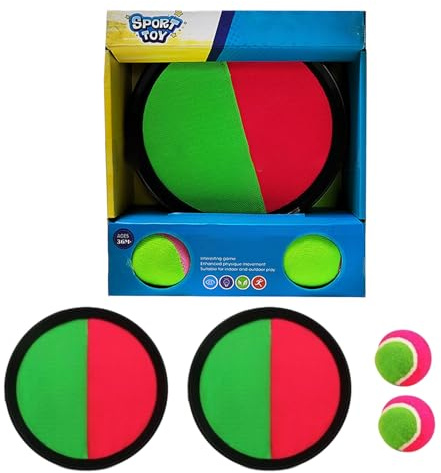 Klettballspiel, Klettball Strandspielzeug, Klettballspiel Klettball Set, Wurfspiel Spielzeug Für Camping, Strands, Spielplatz