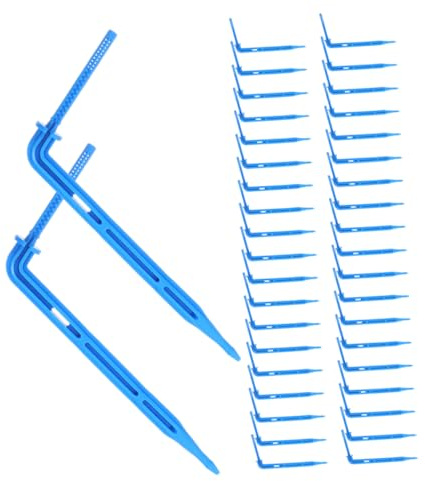 HYTROVE 200pcs Automatic Irrigation Device Dripper Stakes for Greenhouse Dripper Irrigation Flower Waterer Seedling Growth Support