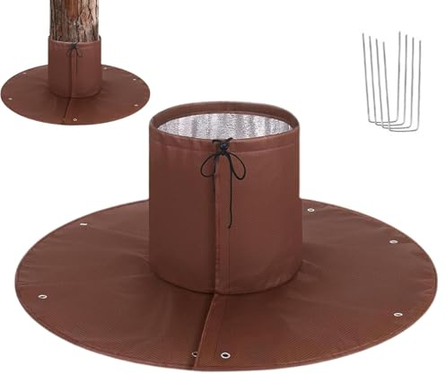 Genérico Protector de Raíces para Palmeras,Protectores de Raíces de Árboles de 3 Capas con Clavos de Suelo - Mantas para Arbustos, Jardines, Áreas de Juego, Alrededores de Piscina, Macizos de Flores,