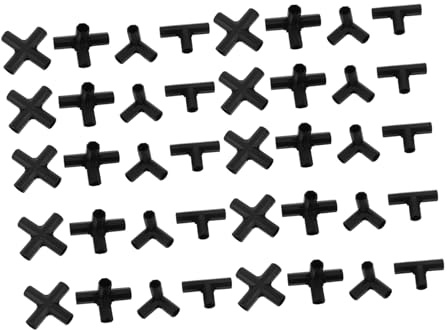 Hemobllo Connettori per Serra in Plastica 11 MM Set 40 Pezzi Giunti di Sostegno per Piante e Picchetti per Tubi di Gocciolamento Accessori per Montaggio Telaio Giardinaggio Resistente AI