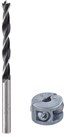 wolfcraft 2731000 Mèche à bois avec butée profondeur ø 6 mm,argent