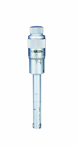 Insize 3227-E082 Drei-Punkt-Innenmessschraube, 0,0002 cm Skala, 1,3 cm – 2 cm