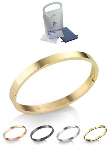 inSCINTILLE Kugeln Armband Herz Damen Edelstahl Verstellbare Länge und Geschenkbox